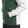 Bluza męska Reebok Classic Linear Fullzip zielono-biała GD0443