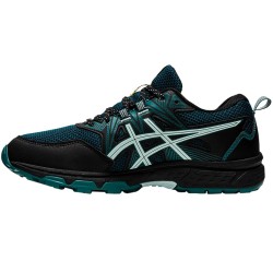 Buty damskie do biegania Asics Gel Venture 8 Waterproof turkusowo-czarne 1012A707 004