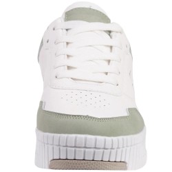 Buty damskie Kappa Ayce biało-zielone 243236 1035