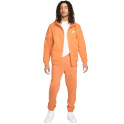 Bluza męska Nike Nsw Club Hoodie Fz BB pomarańczowa BV2645 808