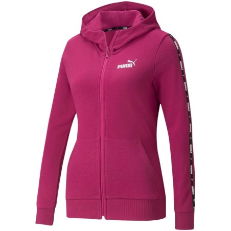 Bluza damska Puma Power Tape Full-Zip Hoodie TR fioletowa 847119 14