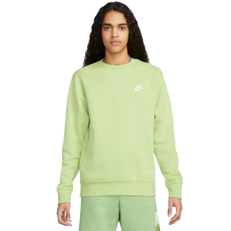 Bluza męska Nike Nsw Club Crw BB zielona BV2662 332