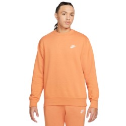 Bluza męska Nike Nsw Club Crw BB pomarańczowa BV2662 808