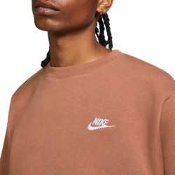 Bluza męska Nike  Nsw Club Crw BB brązowa BV2662 215