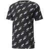 Koszulka męska Puma Power AOP Tee czarna 589392 01