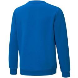 Bluza dla dzieci Puma ESS Big Logo Crew FL niebieska 586963 63