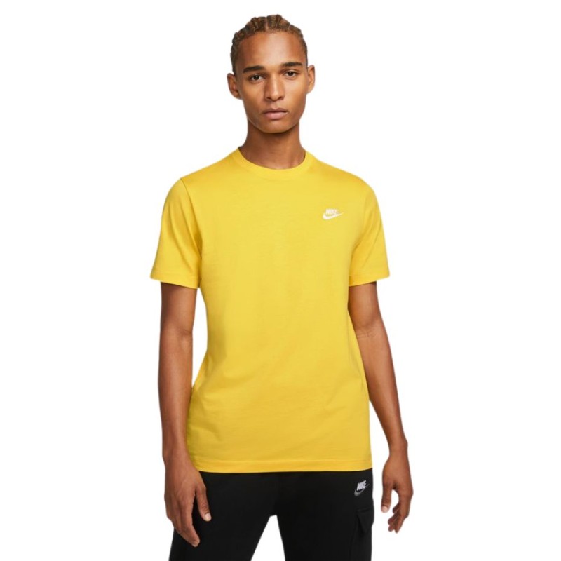 Koszulka męska Nike Nsw Club Tee żółta AR4997 709