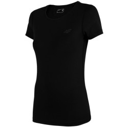 Koszulka damska funkcyjna głęboka czerń H4Z22 TSDF352 20S