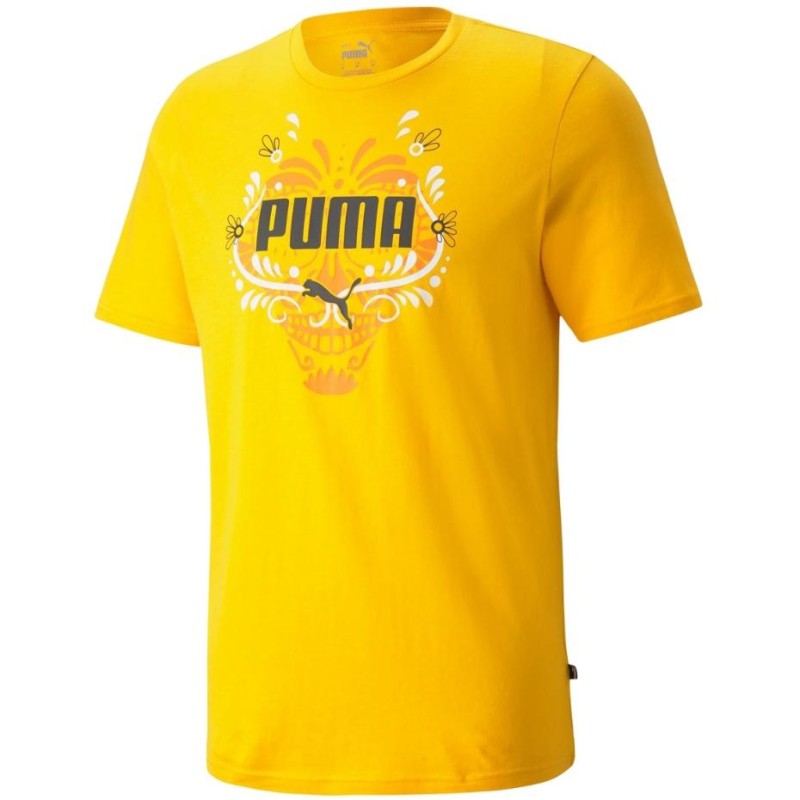 Koszulka męska Puma Advanced Graphic Tee żółta 589273 30