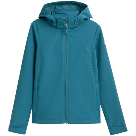Kurtka damska 4F softshell turkusowa H4Z21 SFD002 35S