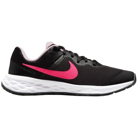 Buty dla dzieci Nike Revolution 6 NN (GS) czarno-różowe DD1096 007