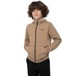 Bluza dla chłopca 4F beżowa 4FJSS23TSWSM219 83S