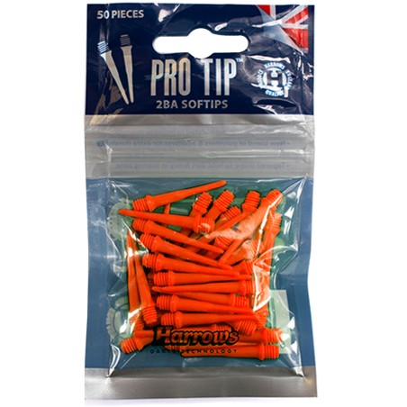 Końcówki Softips Harrows Spare Pro Tip pomarańczowe 50 szt.