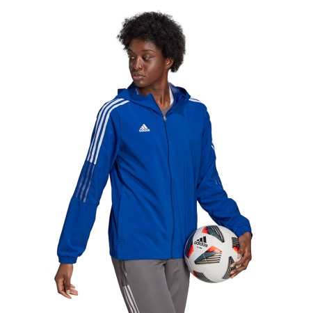 Kurtka damska adidas Tiro 21 Windbreaker niebieska GP4973