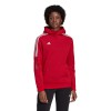 Bluza damska adidas Tiro 21 Sweat Hoody czerwona GM7327