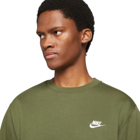 Bluza męska Nike Nsw Club Crew zielona BB BV2662 327