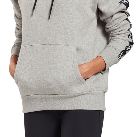 Bluza damska Reebok Training Essentials Tape Pack szara GQ3887