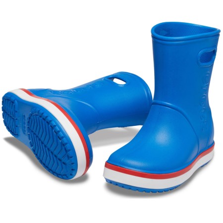 Kalosze dla dzieci Crocs Crocband Rain Boot Kids niebieskie 205827 4KD