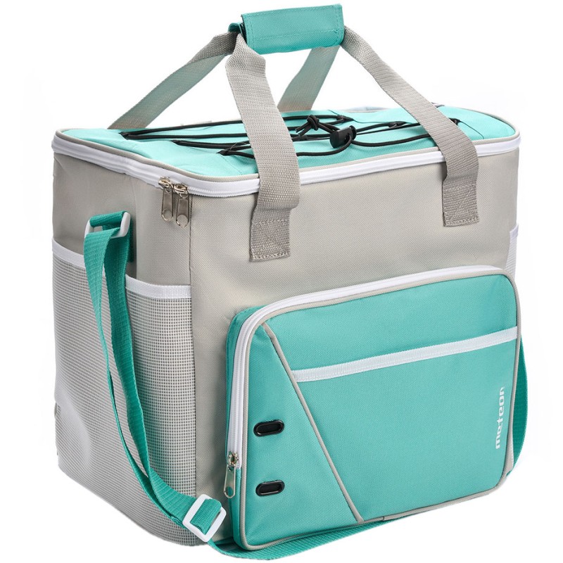 Torba termiczna Meteor Frosty jasnoniebieski-szary 74626