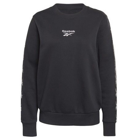 Bluza damska Reebok TE Tape Pack Crew czarna GQ3889